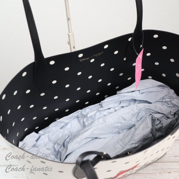 NWT Disney x Kate Spade New York Minnie Mouse Tote Bag with Wristlet - Picture 11 of 12